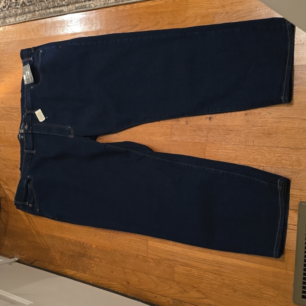 MUTUAL WEAVE BRAND MEN'S BIG AND TALL BLUE JEANS SIZE 56X32